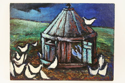 Chickens by Coop