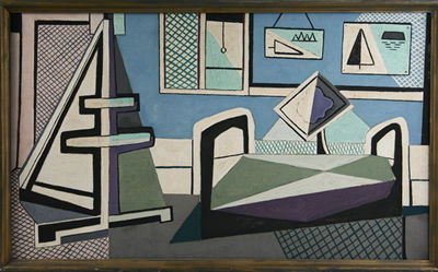 INTERIOR, STUDIO, MONHEGAN