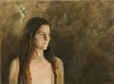 Sample artwork by Ronald Frontin (Born 1962), known for realist style figure, portrait and genre paintings, water recreation scenes - View similar artists and auction records