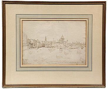 Study for Panoramic View of London from the Thames