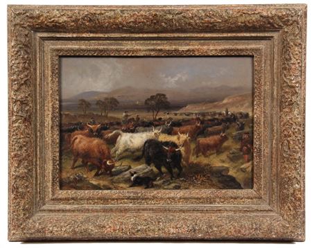 "Collecting Cattle for the Fair in the Highlands"