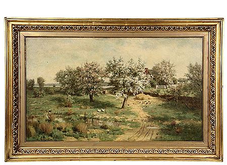 Old Riverside Farm in Spring