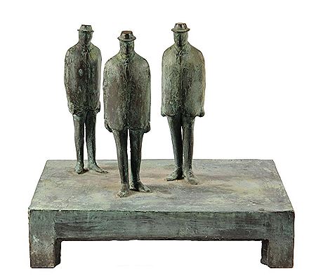 "3 Men" by Roger Owen Prince - Auction record, sale price, and art valuation. Compare with similar artists and explore comparable artworks.