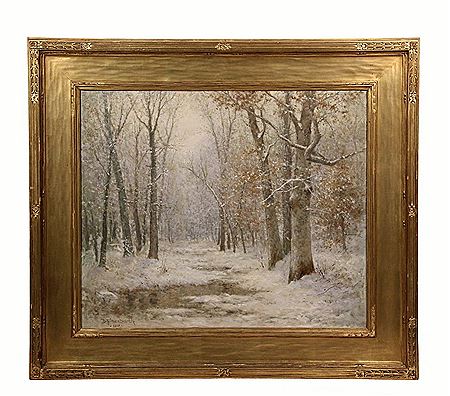 "Winter Woods" by Daniel Wentworth - Auction record, sale price, and art valuation. Compare with similar artists and explore comparable artworks.