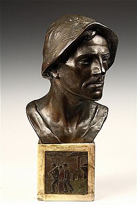 Bust of a Miner