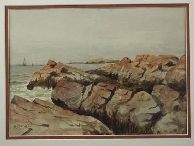 Massachusetts coastal scene