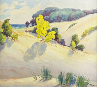 Golden Dune by William Eppens - Auction record, sale price, and art valuation. Compare with similar artists and explore comparable artworks.