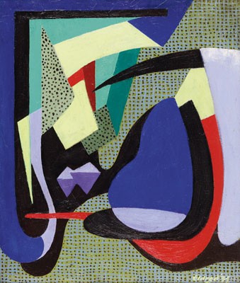 Abstract Composition by Thomas Eldred - Auction record, sale price, and art valuation. Compare with similar artists and explore comparable artworks.