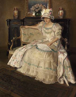 Woman in a Fancy Dress