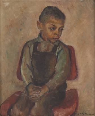 Young Boy in Eames Chair