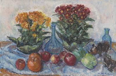 Still Life with Fruit and Flowers
