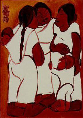 Gossip by Leo Politi - Auction record, sale price, and art valuation. Compare with similar artists and explore comparable artworks.