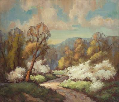 Indiana Landscape by Kaye Pool - Auction record, sale price, and art valuation. Compare with similar artists and explore comparable artworks.
