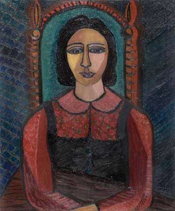 Portrait of a Woman by Rosa Boris - Auction record, sale price, and art valuation. Compare with similar artists and explore comparable artworks.