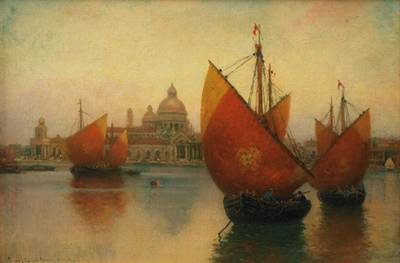 Venice by Frank Russell Green - Auction record, sale price, and art valuation. Compare with similar artists and explore comparable artworks.