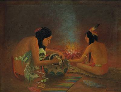 Pueblo Indians, New Mexico by Gulbrand Sether - Auction record, sale price, and art valuation. Compare with similar artists and explore comparable artworks.