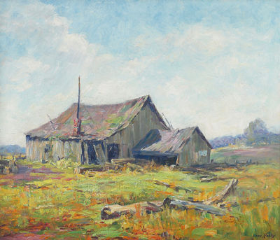 Old Barn in a Landscape