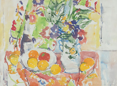 Still Life with Flowers and Fruit