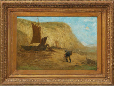 The Old Fisherman and His Daughter by Alexander Rattray - Auction record, sale price, and art valuation. Compare with similar artists and explore comparable artworks.