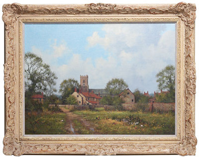 Sample artwork by James Wright (Born 1935), known for landscape painting - View similar artists and auction records
