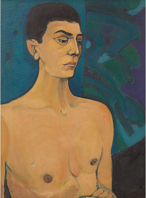Portrait of Paul Sanasardo: Self-portrait