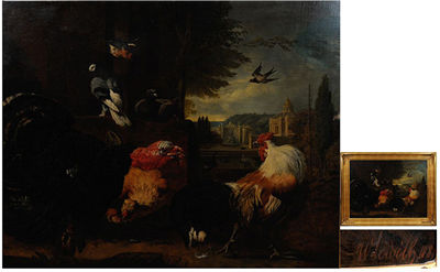 Exotic Birds in a Landscape by Wilhelm Lowith - Auction record, sale price, and art valuation. Compare with similar artists and explore comparable artworks.