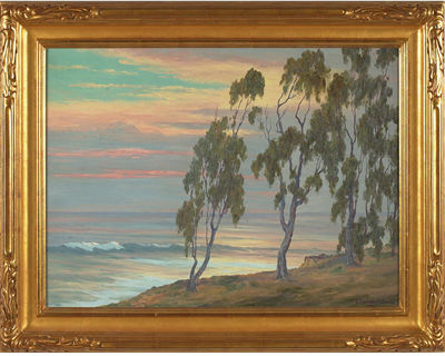 Serenity, La Jolla, 1941 by Roi Colman - Auction record, sale price, and art valuation. Compare with similar artists and explore comparable artworks.