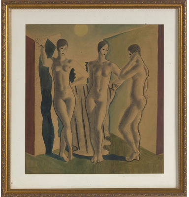 Three Nudes,c. 1935