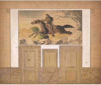 Mural Study for the Columbia, Missouri Post Office Building, 1935