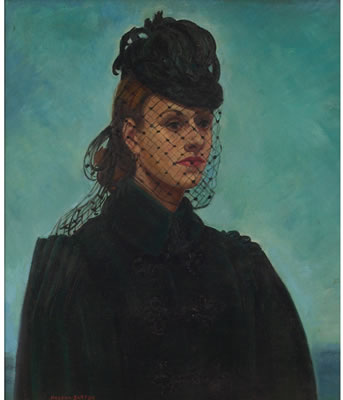 Portrait of Macena Barton: Self-portrait