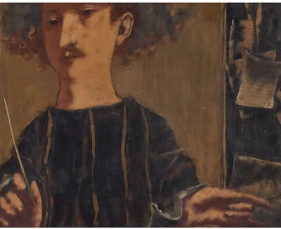 Portrait of David Aronson: "Self Portrait"