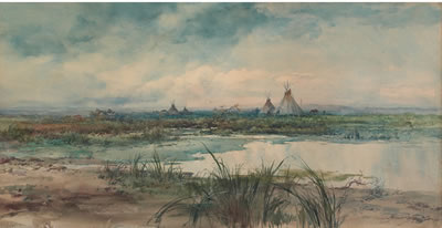 Teepees Along the River