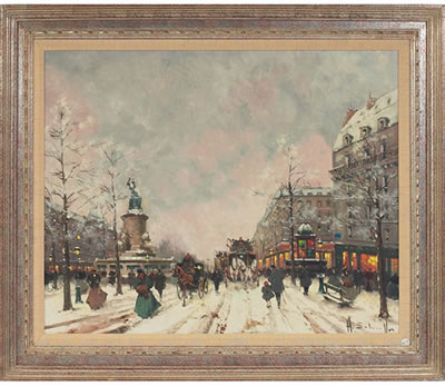 "Paris Street Scene"