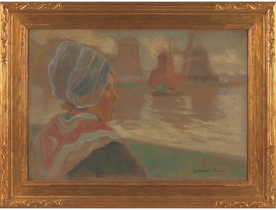 Breton Girl on Shore