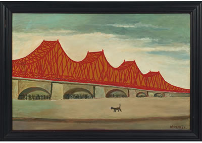 "Bridge and Cat"