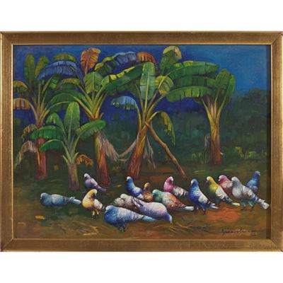 "Pigeons (a pair of works)"