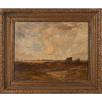 Loading Peat by Oliver Hall - Auction record, sale price, and art valuation. Compare with similar artists and explore comparable artworks.