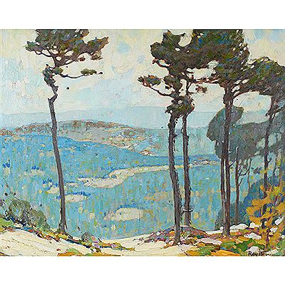 Landscape with Blue Hills