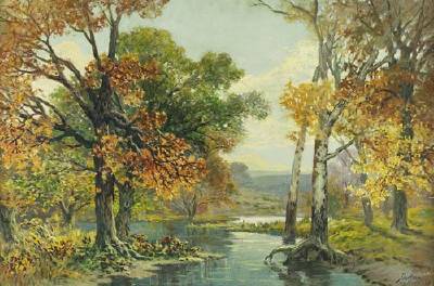 Missouri Landscape by Lebrun Jenkins - Auction record, sale price, and art valuation. Compare with similar artists and explore comparable artworks.