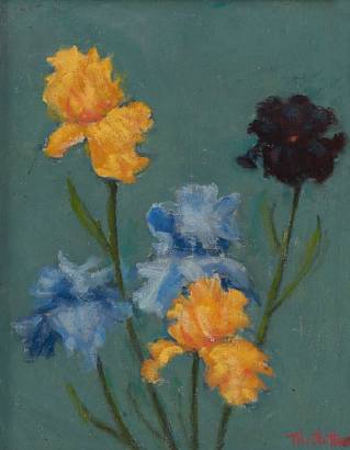Irises by Joseph MacNutt - Auction record, sale price, and art valuation. Compare with similar artists and explore comparable artworks.
