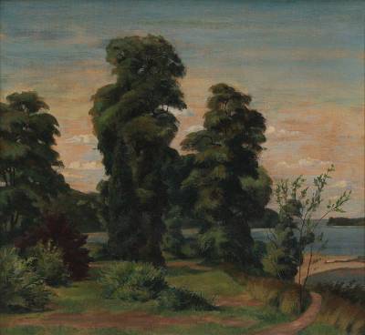 Summer Lake Scene