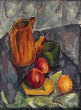 Still Life with Pitcher and Fruit