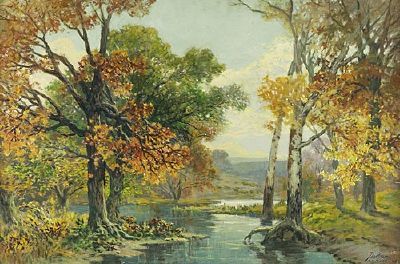 Missouri Landscape by Lebrun Jenkins - Auction record, sale price, and art valuation. Compare with similar artists and explore comparable artworks.