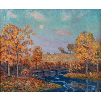 Minnehaha Creek, Minneapolis by Carl Olaf Erickson - Auction record, sale price, and art valuation. Compare with similar artists and explore comparable artworks.
