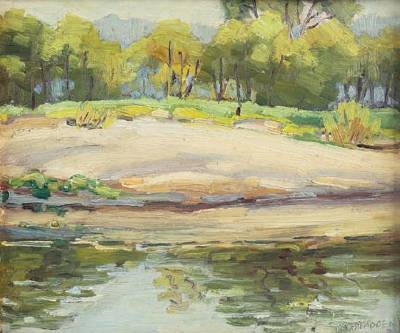 Sample artwork by Orvil Clinton Madden (1892 - 1971), known for landscape - View similar artists and auction records