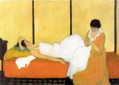 Two Women in an Interior