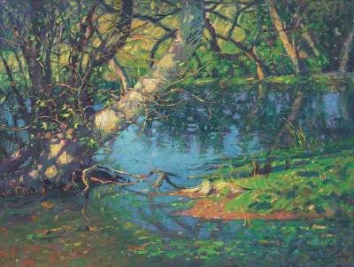 Sycamore by the Streamside by Robert Goldman - Auction record, sale price, and art valuation. Compare with similar artists and explore comparable artworks.