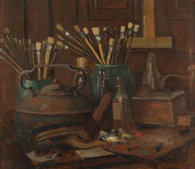 Still Life with Artist's Materials