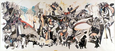 Sample artwork by Raymond Moretti (1931 - 2005), known for painting and sculpture - View similar artists and auction records