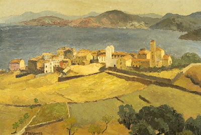 VILLAGE AU BORD DE L'EAU by Frederic Leon Deshayes - Auction record, sale price, and art valuation. Compare with similar artists and explore comparable artworks.